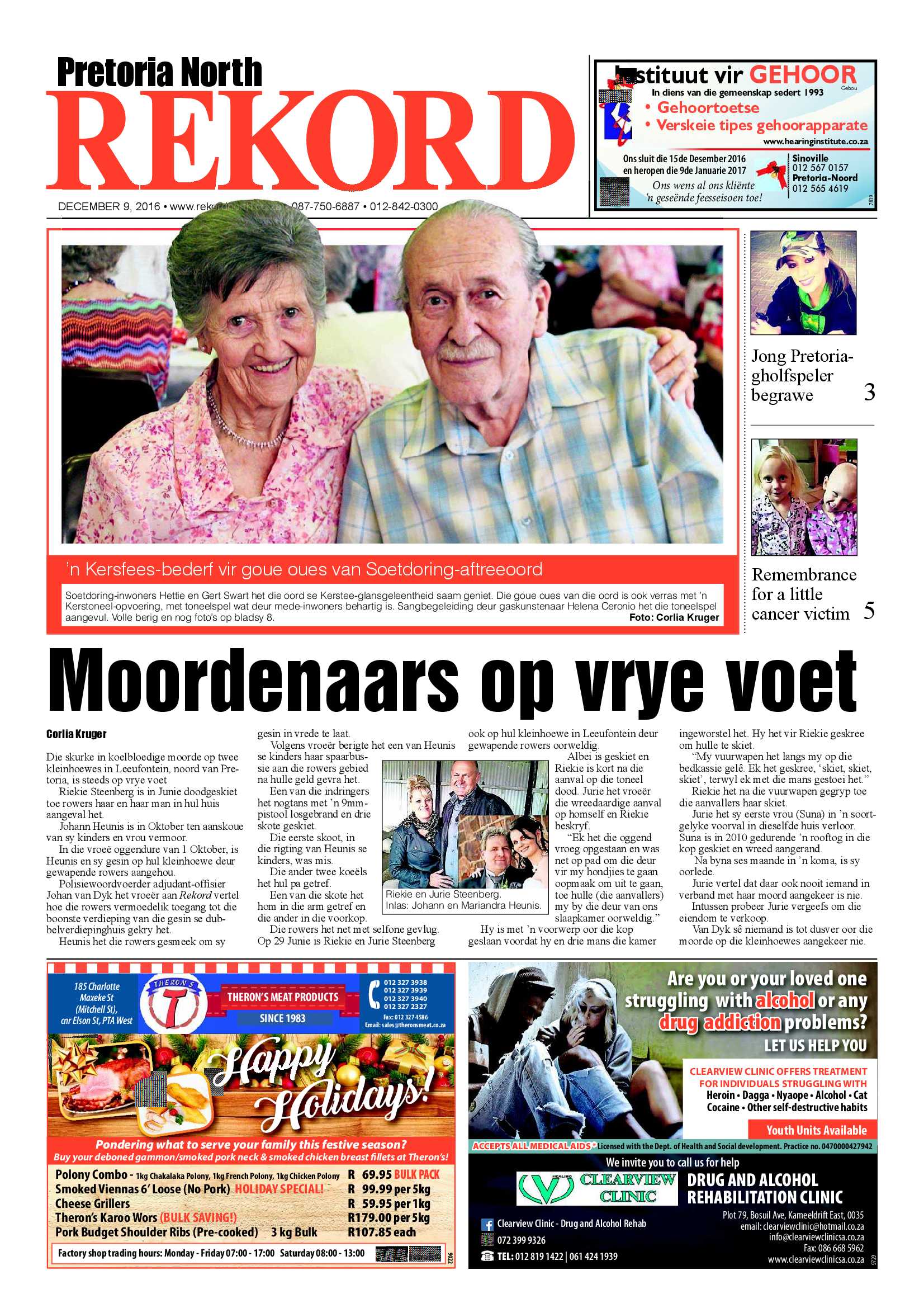 Rekord North 9 December 2016 page 1