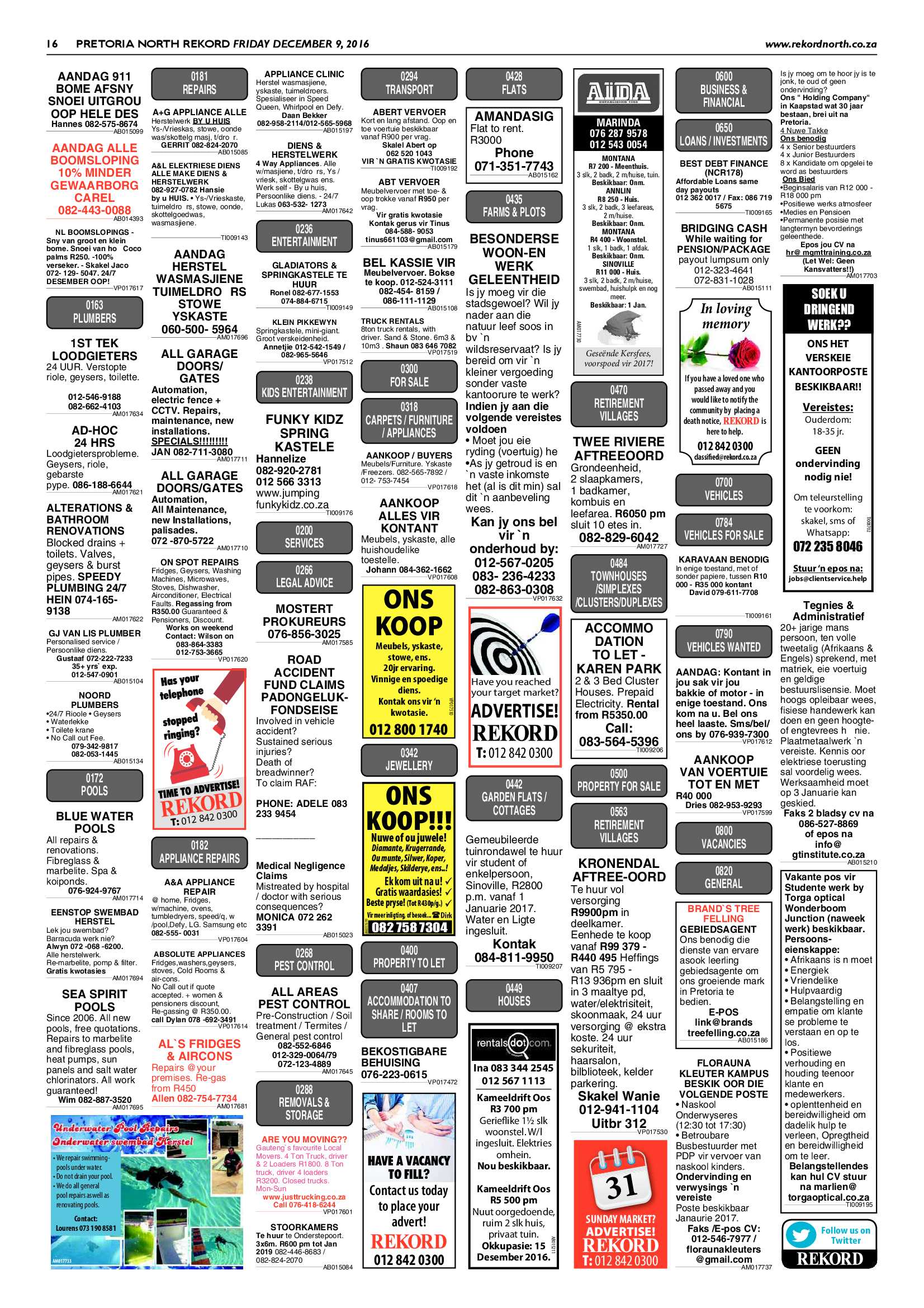Rekord North 9 December 2016 page 16