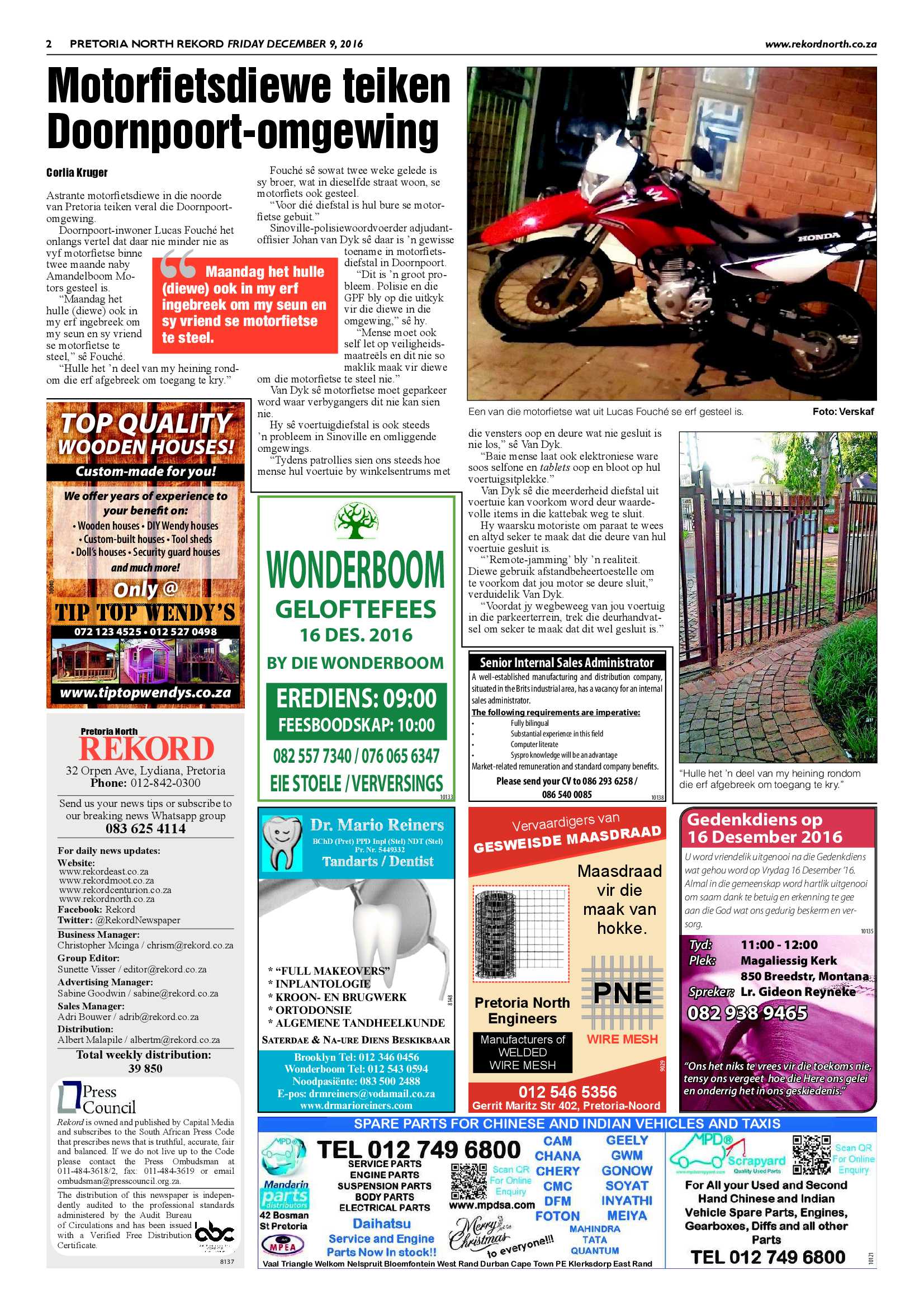 Rekord North 9 December 2016 page 2